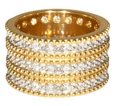 Triple Band from George IV Diadem - Gold Toned - Double Row - TimeLine Gifts